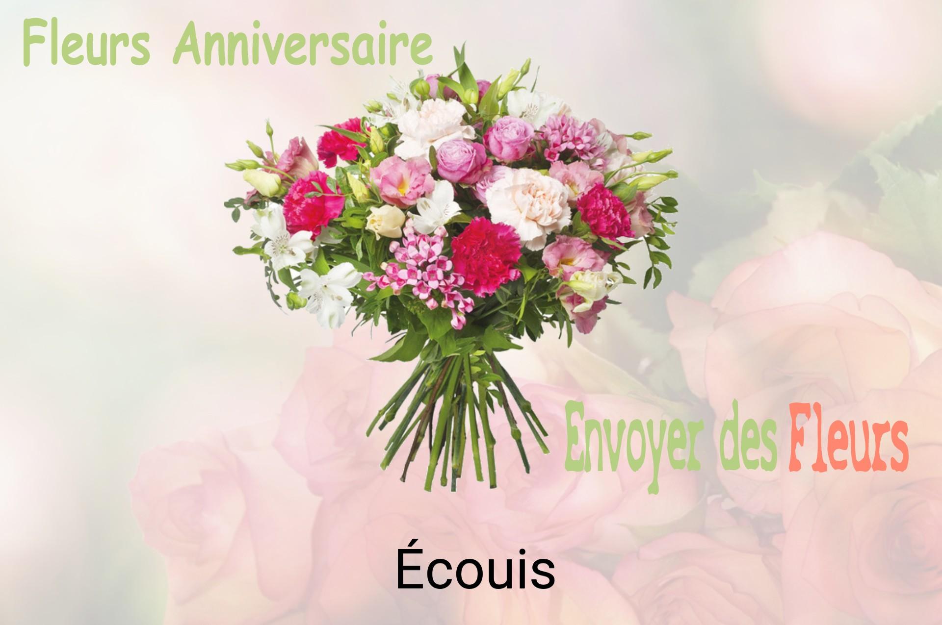 Bouquet de fleurs d’anniversaire livré à Écouis