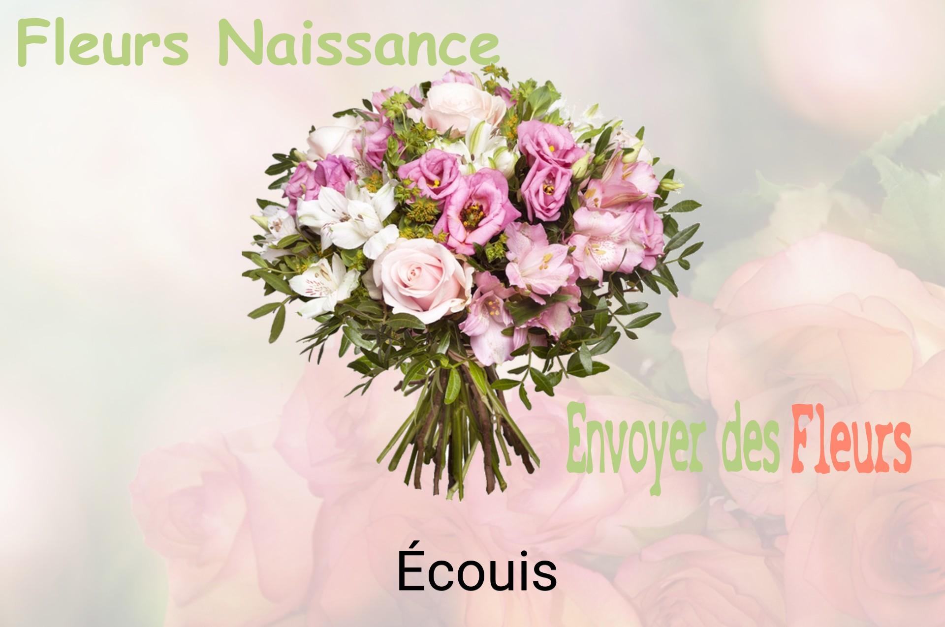 Bouquet de fleurs de naissance livré à Écouis